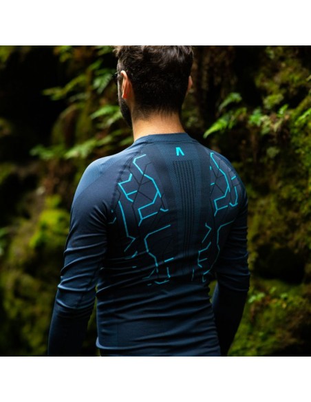 Alpinus Tactical Gausdal SI8912 Ανδρική Ισοθερμική Μακρυμάνικη Μπλούζα Μπλε