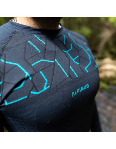 Alpinus Tactical Gausdal SI8912 Ανδρική Ισοθερμική Μακρυμάνικη Μπλούζα Μπλε
