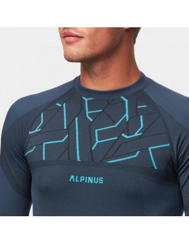 Alpinus Tactical Gausdal SI8912 Ανδρική Ισοθερμική Μακρυμάνικη Μπλούζα Μπλε