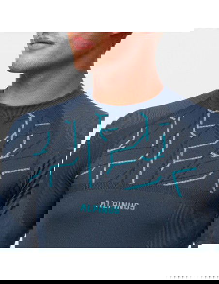 Alpinus Tactical Gausdal SI8912 Ανδρική Ισοθερμική Μακρυμάνικη Μπλούζα Μπλε