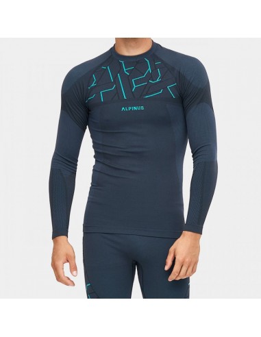 Alpinus Tactical Gausdal SI8912 Ανδρική Ισοθερμική Μακρυμάνικη Μπλούζα Μπλε