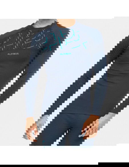 Alpinus Tactical Gausdal SI8912 Ανδρική Ισοθερμική Μακρυμάνικη Μπλούζα Μπλε