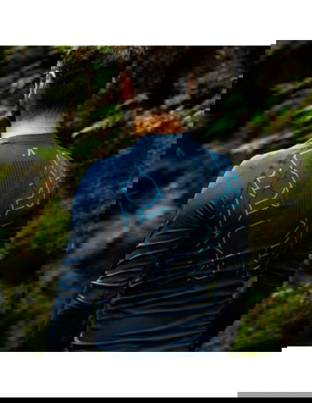 Alpinus Tactical Gausdal SI8912 Ανδρική Ισοθερμική Μακρυμάνικη Μπλούζα Μπλε