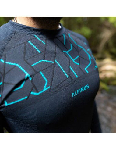 Alpinus Tactical Gausdal SI8912 Ανδρική Ισοθερμική Μακρυμάνικη Μπλούζα Μπλε