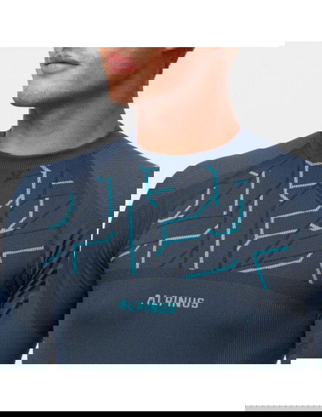 Alpinus Tactical Gausdal SI8912 Ανδρική Ισοθερμική Μακρυμάνικη Μπλούζα Μπλε