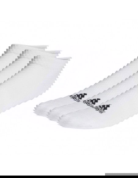 Adidas Cushioned HT3434 Αθλητικές Κάλτσες Λευκές 3 Ζεύγη