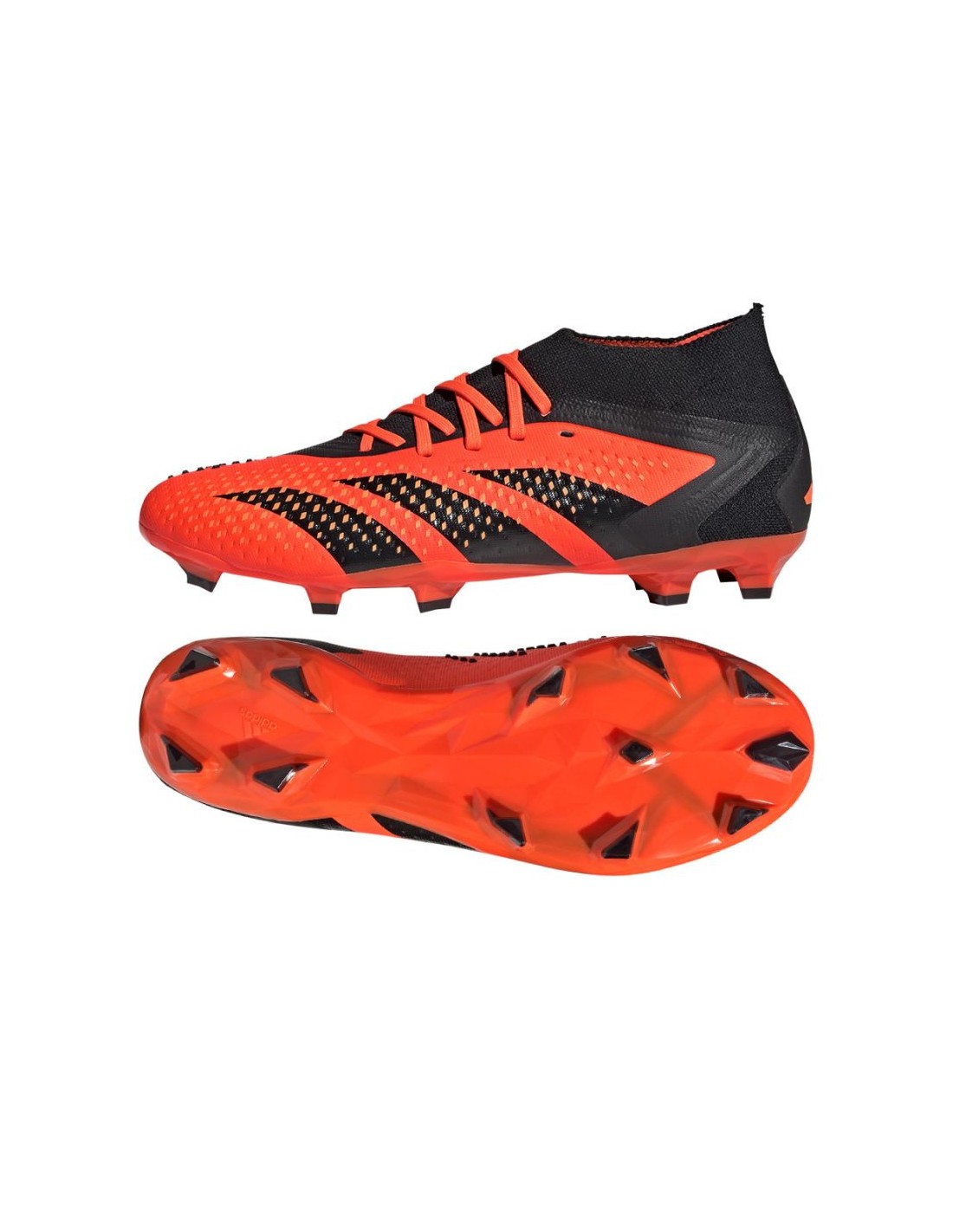 adidas performance Adidas Predator Accuracy.2 FG GW4587 Ψηλά Ποδοσφαιρικά Παπούτσια με Τάπες Team Solar Orange / Core Black