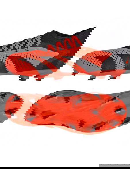 Adidas Predator Accuracy.3 FG GW4591 Χαμηλά Ποδοσφαιρικά Παπούτσια με Τάπες Team Solar Orange / Core Black