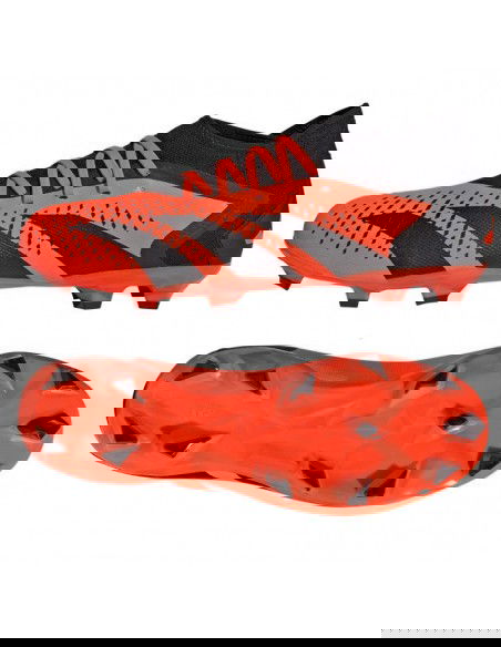 Adidas Predator Accuracy.3 FG GW4591 Χαμηλά Ποδοσφαιρικά Παπούτσια με Τάπες Team Solar Orange / Core Black