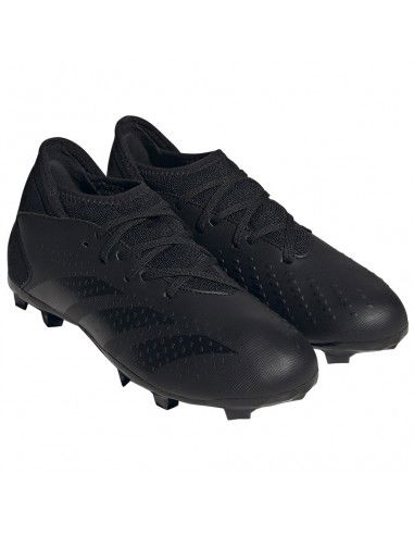 Adidas Παιδικά Ποδοσφαιρικά Παπούτσια Ψηλά Predator Precision.3 Firm Ground με Τάπες Core Black GW4610