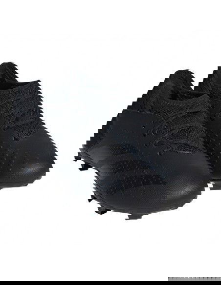 Adidas Παιδικά Ποδοσφαιρικά Παπούτσια Ψηλά Predator Precision.3 Firm Ground με Τάπες Core Black GW4610