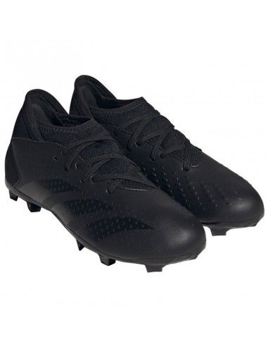 Adidas Παιδικά Ποδοσφαιρικά Παπούτσια Ψηλά Predator Precision.3 Firm Ground με Τάπες Core Black GW4610