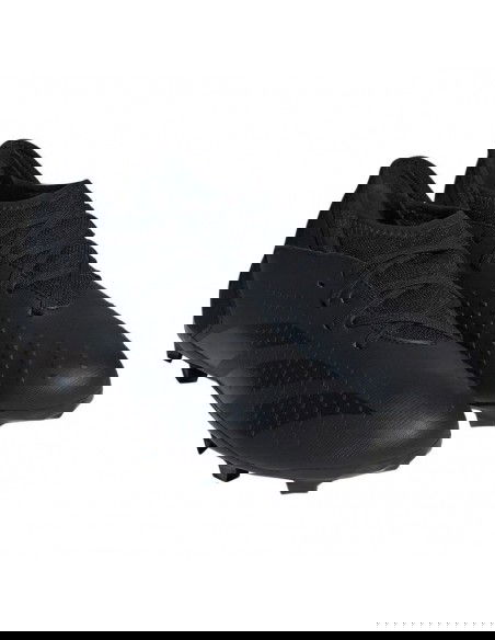 Adidas Παιδικά Ποδοσφαιρικά Παπούτσια Ψηλά Predator Precision.3 Firm Ground με Τάπες Core Black GW4610