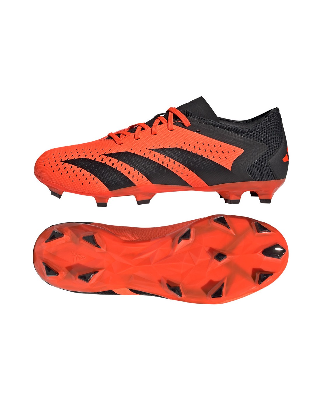 Adidas Predator Precision.3 Low FG GW4601 Χαμηλά Ποδοσφαιρικά Παπούτσια με Τάπες Team Solar Orange / Core Black