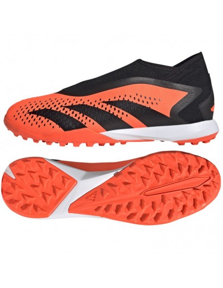 Adidas Predator Precision.3 TF GW4643 Ψηλά Ποδοσφαιρικά Παπούτσια με Σχάρα Team Solar Orange / Core Black