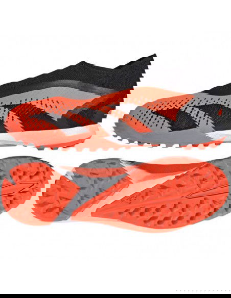 Adidas Predator Precision.3 TF GW4643 Ψηλά Ποδοσφαιρικά Παπούτσια με Σχάρα Team Solar Orange / Core Black