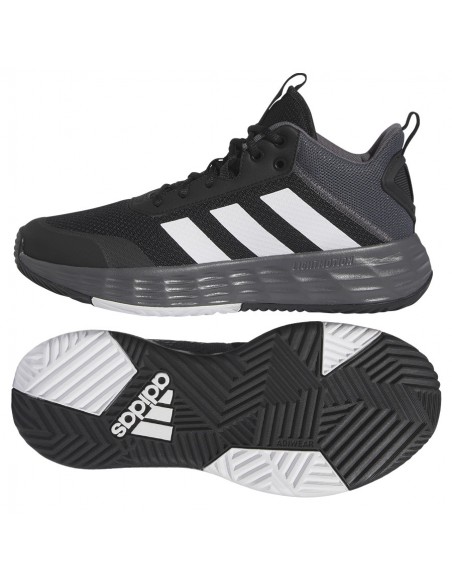 Adidas Ownthegame 2.0 IF2683 Χαμηλά Μπασκετικά Παπούτσια Core Black / Grey Five / Cloud White