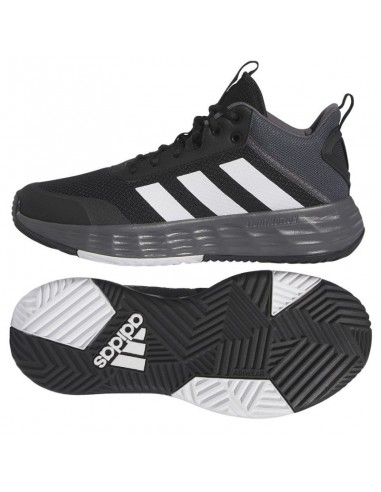 Adidas Ownthegame 2.0 IF2683 Χαμηλά Μπασκετικά Παπούτσια Core Black / Grey Five / Cloud White