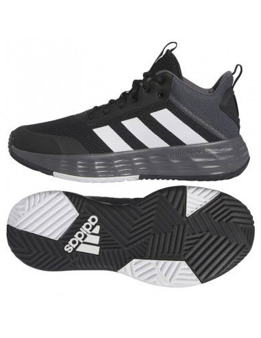 Adidas Ownthegame 2.0 IF2683 Χαμηλά Μπασκετικά Παπούτσια Core Black / Grey Five / Cloud White