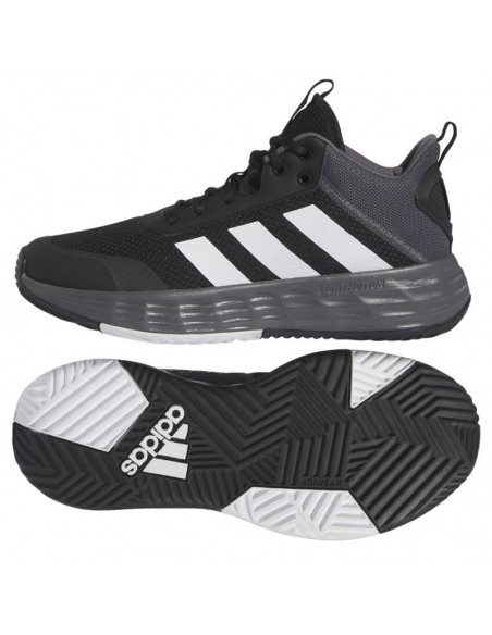 Adidas Ownthegame 2.0 IF2683 Χαμηλά Μπασκετικά Παπούτσια Core Black / Grey Five / Cloud White