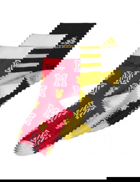 Adidas Παιδικές Κάλτσες Μακριές Axdisney Πολύχρωμες 3 Ζευγάρια HT6407