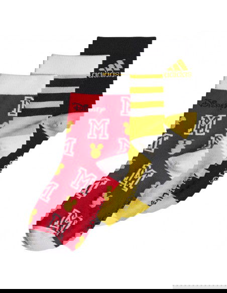 Adidas Παιδικές Κάλτσες Μακριές Axdisney Πολύχρωμες 3 Ζευγάρια HT6407