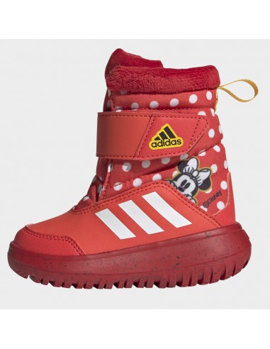 Adidas Winterplay x Disney Παιδικά Μποτάκια με Σκρατς Bright Red / Cloud White / Better Scarlet IG7191
