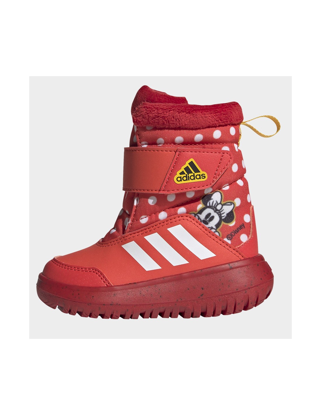 adidas performance Adidas Winterplay x Disney Παιδικά Μποτάκια με Σκρατς Bright Red / Cloud White / Better Scarlet IG7191