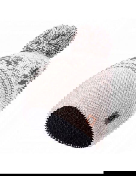 Hi-Tec Pom Pom Beanie Unisex Σκούφος Πλεκτός σε Λευκό χρώμα 92800438541