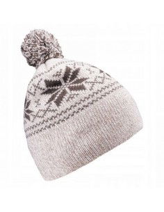 Hi-Tec Pom Pom Beanie Unisex Σκούφος Πλεκτός σε Λευκό χρώμα 92800438541 2