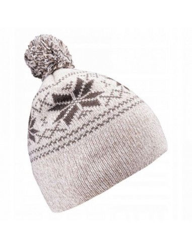 Hi-Tec Pom Pom Beanie Unisex Σκούφος Πλεκτός σε Λευκό χρώμα 92800438541