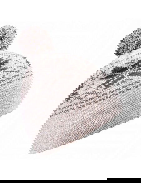 Hi-Tec Pom Pom Beanie Unisex Σκούφος Πλεκτός σε Λευκό χρώμα 92800438541