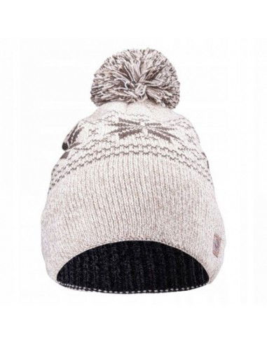 Hi-Tec Pom Pom Beanie Unisex Σκούφος Πλεκτός σε Λευκό χρώμα 92800438541