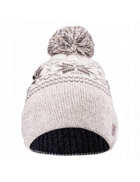 Hi-Tec Pom Pom Beanie Unisex Σκούφος Πλεκτός σε Λευκό χρώμα 92800438541