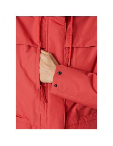Helly Hansen Κοντό Γυναικείο Μπουφάν Παρκά για Χειμώνα Κόκκινο 54012-101