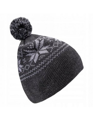 Hi-Tec Pom Pom Beanie Unisex Σκούφος Πλεκτός σε Μαύρο χρώμα 92800438542