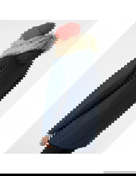 Helly Hansen Κοντό Γυναικείο Μπουφάν Παρκά για Χειμώνα Μπλε 54012-597