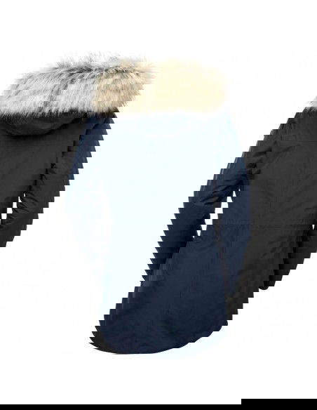 Helly Hansen Κοντό Γυναικείο Μπουφάν Παρκά για Χειμώνα Μπλε 54012-597