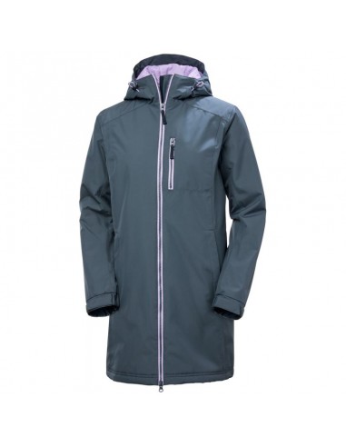 Helly Hansen Μακρύ Γυναικείο Puffer Μπουφάν για Χειμώνα Navy Μπλε 62395-860