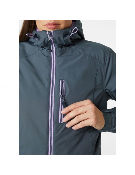 Helly Hansen Μακρύ Γυναικείο Puffer Μπουφάν για Χειμώνα Navy Μπλε 62395-860