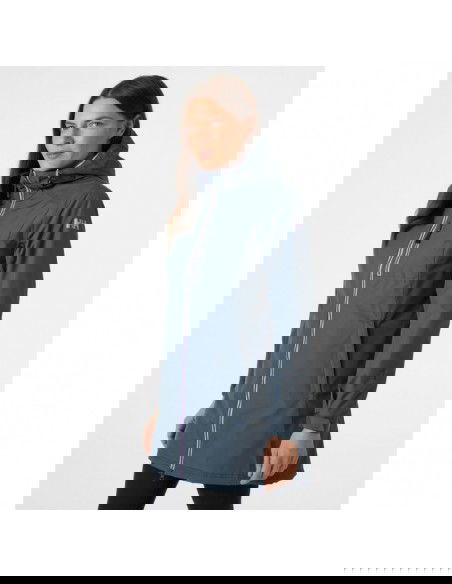 Helly Hansen Μακρύ Γυναικείο Puffer Μπουφάν για Χειμώνα Navy Μπλε 62395-860