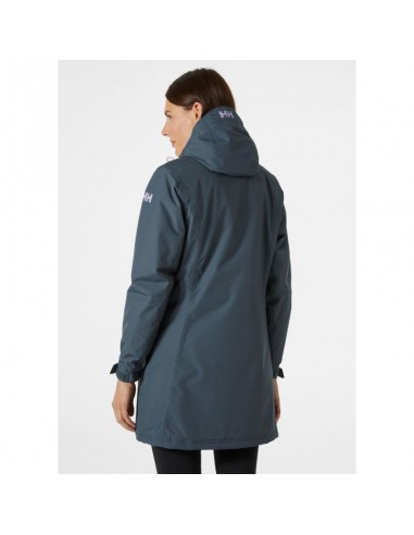 Helly Hansen Μακρύ Γυναικείο Puffer Μπουφάν για Χειμώνα Navy Μπλε 62395-860