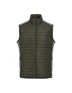 Jack & Jones Bodywarmer Αμάνικο Ανδρικό Μπουφάν Χακί 12200684