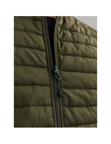 Jack & Jones Bodywarmer Αμάνικο Ανδρικό Μπουφάν Χακί 12200684