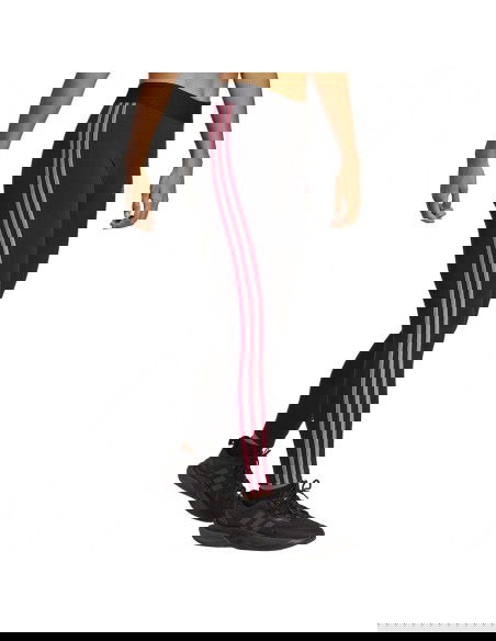 Adidas Essentials 3-Stripes Training Γυναικείο Μακρύ Κολάν Black / Pulse Magenta IA7192