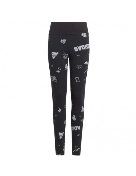 Adidas Παιδικό Κολάν Αθλητικό Μακρύ Μαύρο IA1567