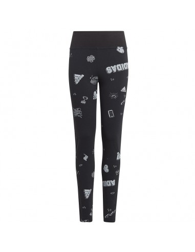 Adidas Παιδικό Κολάν Αθλητικό Μακρύ Μαύρο IA1567