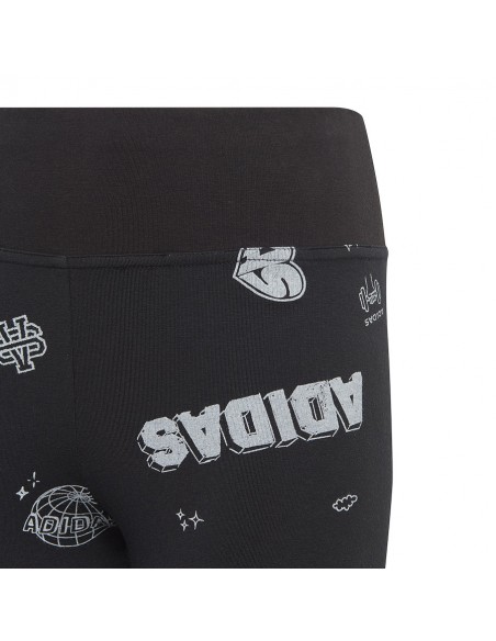 Adidas Παιδικό Κολάν Αθλητικό Μακρύ Μαύρο IA1567