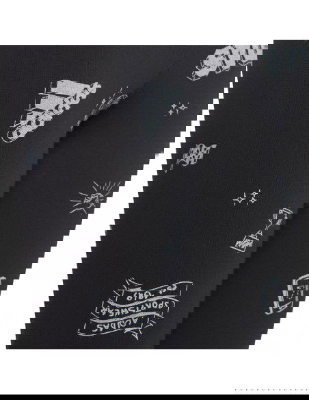 Adidas Παιδικό Κολάν Αθλητικό Μακρύ Μαύρο IA1567