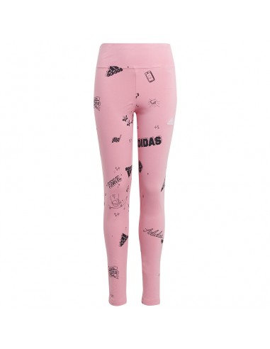 Adidas Παιδικό Κολάν Μακρύ Ροζ IA1568
